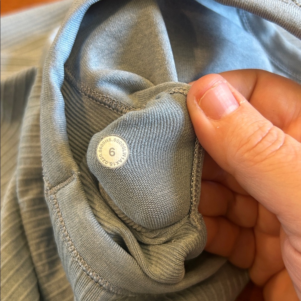 Lululemon Ebb To Street Racerback Tank blue cast size 6 - Picture 4 of 5